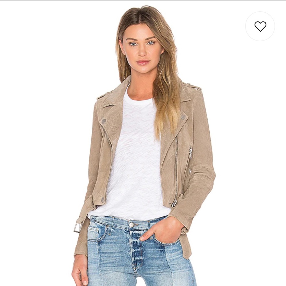 blanknyc suede moto jacket! - size M